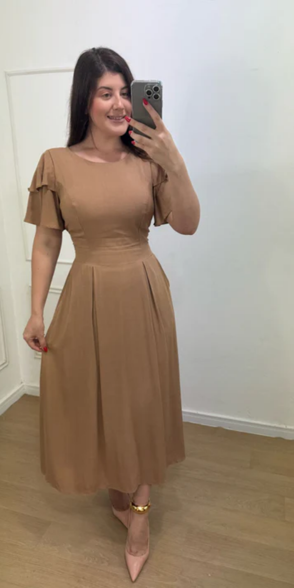 1783 | Vestido Básico Bege